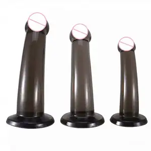 Black Dildo Anal Plug for Men and Women Sex Toys supplier Suction Cup Wearing Masturbation Device Sex Products