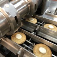 Machine à sandwichs de biscuits fourrés à la crème au chocolat Skywin avec machine d'emballage de biscuits pour fabricants de biscuits