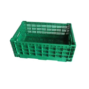 PP PE Eco-friendly Mesh Crate Turnover Box Basket for Vegetable Fruit storage and transport