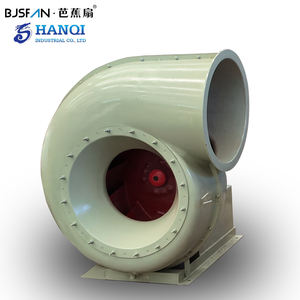 Ventilateur centrifuge en fibre de verre FRP Ventilation ventilateur centrifuge d'échappement moteur à courant alternatif en acier inoxydable à position libre soufflage à haute pression - Product Image 1