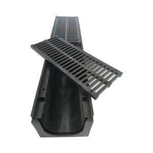 2019 thiết kế hiện đại HDPE hình chữ nhật hệ thống kênh thoát nước nhựa Grill grates cho thoát nước - Product Image 3