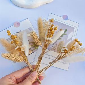 <span class=keywords><strong>Bouquet</strong></span> de <span class=keywords><strong>fleurs</strong></span> <span class=keywords><strong>séchées</strong></span> miniature personnalisé pour boîte cadeau de fête, artisanat DIY, décoration de mariage, fête à domicile - Product Image 6
