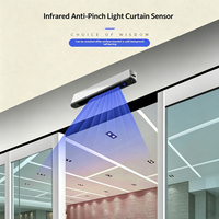 Sensor Anti-jepit Asli Universal Sensor Pintu Geser Otomatis Detektor Tirai Cahaya Anti-jepit Inframerah Elektrik