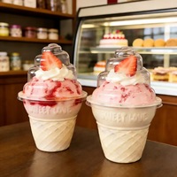 Boîtes à gâteaux tendance pour la Journée des enfants, emballages en blister pour cornets de glace, boîtes à pâtisserie et boîtes d'emballage pour desserts