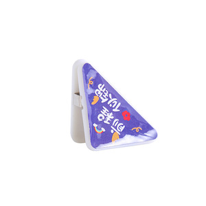 Exhibition New Motivational Triangle <b>Clips</b> Plastic Corner Memo <b>Clip</b> For Students Exam Paper Storage - Product Image 5