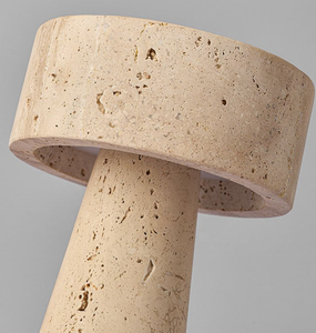 OEM/ODM disponibile lampada da tavolo in pietra travertino artigianale personalizzata per progetti di Hotel e ville - Product Image 4