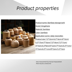 กล่องเก็บชาแกะสลักด้วยมือทำจากไม้ไผ่บรรจุชาแบบปิดผนึก - Product Image 6