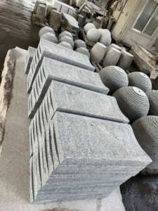 आधुनिक आउटडोर हरी ग्रेनाइट स्लैब पत्थर प्राकृतिक टाइलों को साफ करते हुए पत्थर के बाहरी अनुप्रयोग - Product Image 6