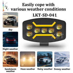 <span class=keywords><strong>KLT</strong></span> 2025 Nouveauté Phare LED Ovale Haute Puissance 41W de 5,5 Pouces avec 6 Modes, Accessoire d'Éclairage Original pour <span class=keywords><strong>Conduite</strong></span> et Flash - Product Image 5