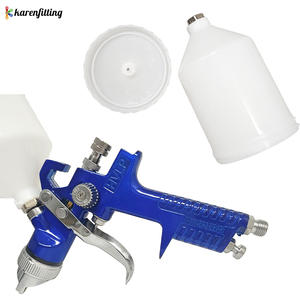 Pistolet de pulvérisation pneumatique professionnel HVLP 600cc 1.4mm à gravité, pas cher, pour réparation automobile, OEM disponible, peinture automobile automatique - Product Image 3