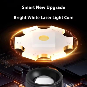 Linterna de Buceo LED con Clasificación IP44, Más de 1000 Lúmenes, Recargable, Funciona con Baterías AA, Gancho Táctico de ABS, Pantalla Digital - Product Image 2
