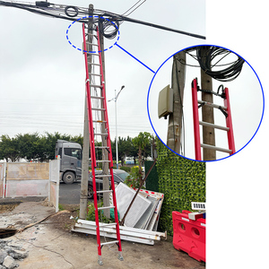 Mang FRP cách điện hai phần thang <span class=keywords><strong>v</strong></span>ới <span class=keywords><strong>V</strong></span> rung <span class=keywords><strong>v</strong></span>à móc thang sử dụng cho thợ điện <span class=keywords><strong>v</strong></span>à điện hoặc househome - Product Image 5