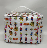 Boîte à lunch isolée personnalisée motif Super Mario Kit souple pour enfants sac fourre-tout glacière pour infirmière pour le bureau le travail l'école le pique-nique la plage Boîte à bento