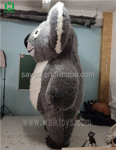 Noël célébrité ours vêtements adulte <span class=keywords><strong>gonflable</strong></span> Koala dessin animé mascotte Costume poupée costume couverture en peluche à vendre - Product Image 5