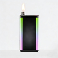 Briquet USB en métal personnalisé en gros, torche électrique à arc rechargeable moderne pour le camping (plastique)
