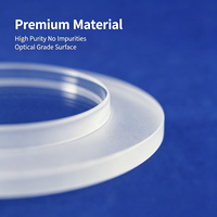 Custom High Temperature Resistant Fused Silica Step Piece Precision Quartz Spacer for Optical Instruments