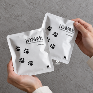 Sachets personnalisés imprimés pour petits animaux de compagnie, pochettes refermables en aluminium pour friandises lyophilisées pour chiens, bâtonnets à mâcher, emballage d'aliments d'essai - Product Image 5