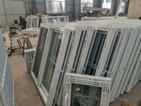 PVC Schiebefenster Design Anti Einbruch Fenster Sicherheit UPVC Glas Schiebefenster für Haus