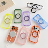 Étui de téléphone portable antichoc avec coussin d'air, support magnétique, coque intégrale Aribag pour iPhone 16/17/18 Pro Max, coque de protection