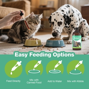 Integratore Liquido per Aumento di Peso per Cani e Gatti, Supporto Naturale per Tratto Urinario e Reni, Cura Minerale a Rapido Assorbimento per il Recupero degli Animali Domestici - Product Image 4