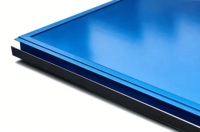 Tuile de toit BIPV plate en silicium monocristallin à double vitrage, polyvalente et facile à installer, pour usage résidentiel et commercial, haute efficacité