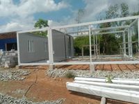 Maison mobile CE, maison modulaire en conteneur pour usage extérieur, bâtiment préfabriqué portable pour bureau, chantier de construction, camping