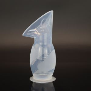 Échantillon chaud sans carbone tire-lait manuel sans BPA Base de luxe pratique en silicone portable collecteur de lait motif d'impression - Product Image 2