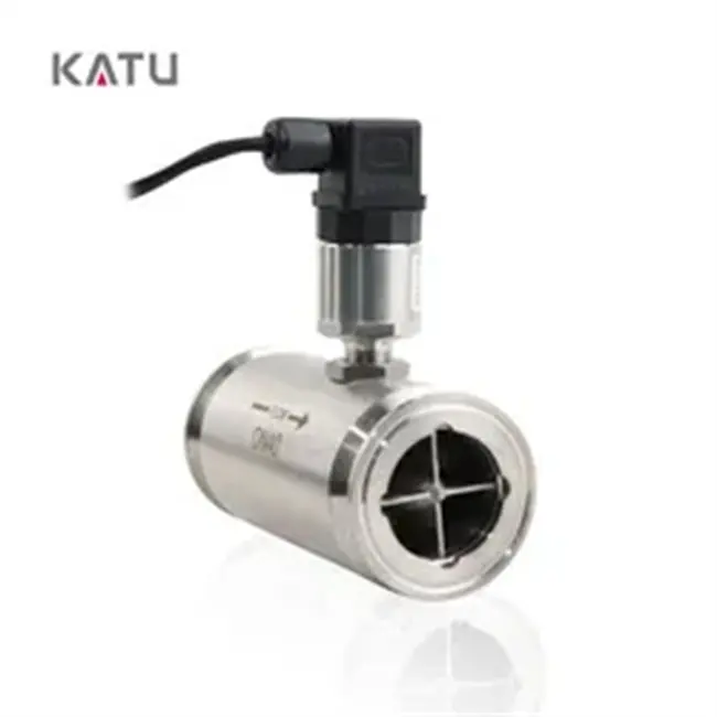 KATU-Sensor electrónico de flujo de turbina de alta precisión serie FM100, suministro de fábrica, medidor de flujo de turbina de