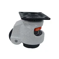 Premium Quality Height Adjustable 50KG Swivel Top Plate Retractable Leveling Caster Wheel