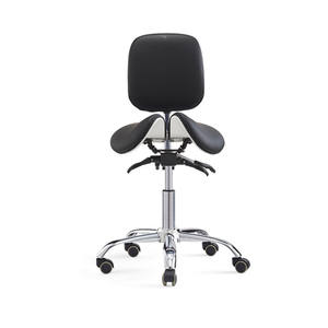 Chaise ergonomique d'assistant dentaire de tabouret de siège de selle fendue avec la pied-commande - Product Image 5