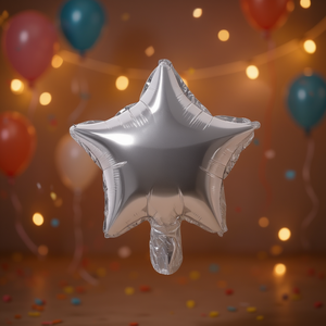 Ballons en aluminium en forme d'étoile pour fête, 24 pièces, argentés, en Mylar, décoration de fête, anniversaire, célébration pour enfants, ballons décoratifs - Product Image 2