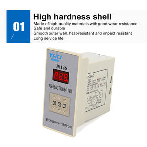 Minuterie électronique numérique Programmable, avec Base de prise, pour le retardement, modèle JS14S AC 220V 380V, 0.01s-999H, DPDT - Product Image 3