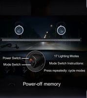29-Zoll RGB LED Auto-Windschutzscheiben-Lichtleiste Magische Farbwechsel-Stroboskop-Beleuchtung Zigarettenanzünder-Anschluss Fernbedienung Andere Auto-Lichtzubehörteile
