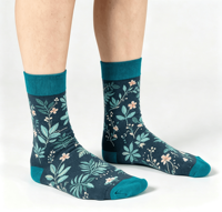 Chaussettes personnalisées en coton pour hommes, femmes, garçons et filles, à motifs de dessins animés, de sport, habillées, de bureau, pour diabétiques et pour la randonnée