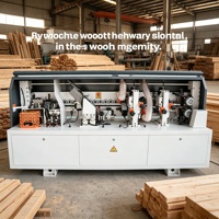 Bandeuse de chants entièrement automatique et durable pour usine de palettes, avec une construction robuste et des composants résistants à l'abrasion