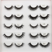 Cils en fibre végétale de nouvelle génération Heart Girl, cils 3D en faux vison, 8-15 mm, boîte d'emballage personnalisée pour cils, OEM