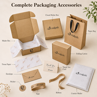 Boîtes en carton ondulé kraft pour l'expédition de vêtements, avec logo, en papier de soie recyclé à 100 % pour l'e-commerce, fabriquées en Chine