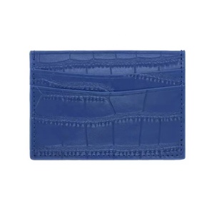 슬림 pu 가죽 신용 카드 홀더 ID 카드 홀더 개인화 된 가죽 명함 홀더 로고가있는 남녀 공용 - Product Image 3