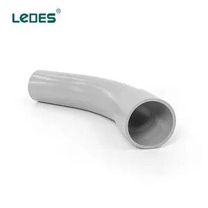 LEDES UL Listed Elbow Type One Bell End 45 90 Degree 4 inch PVC Conduit Elbow