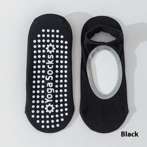 90% calcetines deportivos profesionales de algodón antideslizantes de silicona para interiores Fitness baile y Pilates Crew High para niños y yoguis - Product Image 6