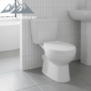 Inodoro <span class=keywords><strong>de</strong></span> Cerámica <span class=keywords><strong>de</strong></span> Dos Piezas Wayon, Inodoro Blanco con Doble Descarga, Grado <span class=keywords><strong>de</strong></span> Proyecto, Certificado CE SASO, Modelo WW-ZBQ - Product Image 1