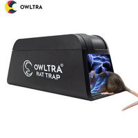 OWLTRA-piège à souris électronique intelligent anti-rongeur, wifi, grand piège à nuisibles, destructeur d'insectes, lutte contre les parasites, les chocs, capture rapide