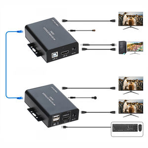 Extensor KVM HDTV 4K de 60 Metros, Gran Venta, hasta 60m, Extensor de Video <span class=keywords><strong>Balun</strong></span> - Product Image 6