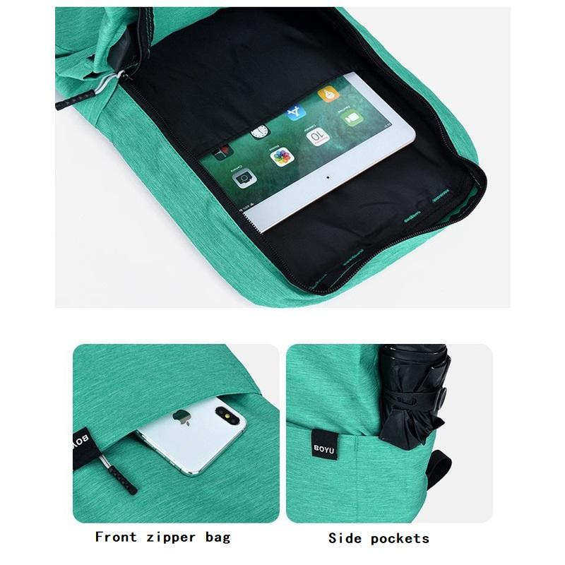 2024 Logo Printed Nylon Colorful Backpack Trendy Simple Commuting ...
