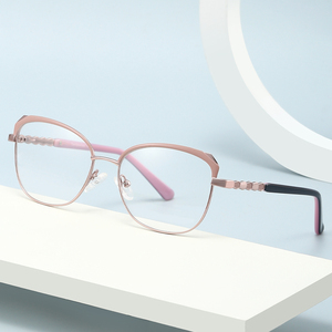 Cao cấp Vintage kính mắt cho nam giới mới phong cách màu xanh Chặn ánh sáng Thông số kỹ thuật khung quang - Product Image 2