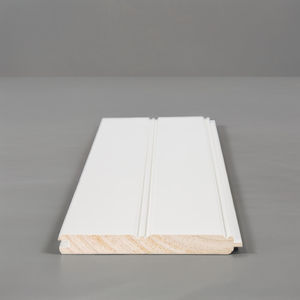 Scelta del costruttore Design moderno bianco primered V-scanalatura linea decorativa <span class=keywords><strong>di</strong></span> rivestimento con giunzione a dita bordo/Beadboard - Product Image 1