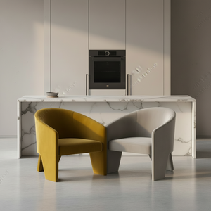 Fauteuil individuel de style italien, luxe léger, design de designer, pour bureau, réception d'hôtel, <span class=keywords><strong>chaise</strong></span> de loisirs, <span class=keywords><strong>chaise</strong></span> de réunion minimaliste nordique - Product Image 4
