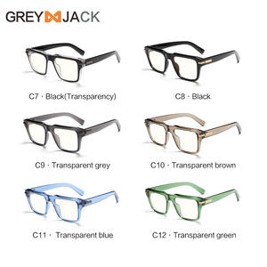 Lunettes anti-lumière bleue unisexes Grey Jack K047, monture TR90, monture intégrale, lunettes optiques, taille 14,6 cm, protection UV400 - Product Image 4