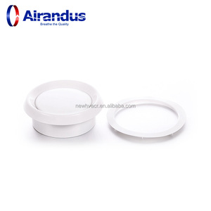 New hvacr VP hiệu suất cao tuôn ra Matt Trắng kết thúc tường Vent tiết kiệm năng lượng linh hoạt các bộ phận ABS Vòng khuếch tán không khí van - Product Image 5