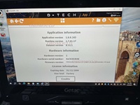 Outil de diagnostic pour ordinateur portable Getac D-TECH SDF avec application D-TECH 1.0, interface 4xCAN, analyseur de moteur 12-24V pour tracteur Deutz-Fahr